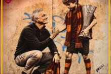 جدارية مؤثرة لمورينيو في شوارع روما قبل مواجهة ريال مدريد