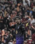 لامين يامال افضل لاعب في مباراة غلطة سراي وبرشلونة