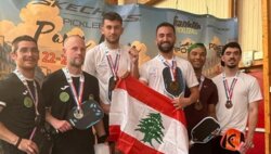 `"ذهبية" ثانية للبنان في فئة زوجي الرجال ضمن دورة باريس بالـ"بيكل بول"