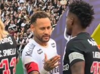 لاعب فاسكو يرفض مصافحة نيمار قبل مواجهة سانتوس