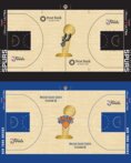 عودة الشعارات الكلاسيكية لتزيين أرضية الملاعب في نهائي الـ NBA