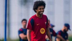 أديمي يواجه صعوبة في التدريبات الأولى مع برشلونة
