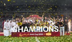 الغرافة يحتفظ بلقب كأس امير قطر برباعية أمام السد
