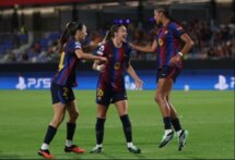 برشلونة يفوز في افتتاح مشوار الدفاع عن لقب دوري ابطال اوروبا للسيدات برشلونة يفوز في افتتاح مشوار الدفاع عن لقب دوري ابطال اوروبا للسيدات