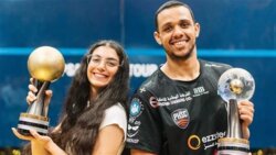 أمينة عُرفي أصغر بطلة للعالم في الاسكواش.. وعسل يحتفظ بلقبه العالمي