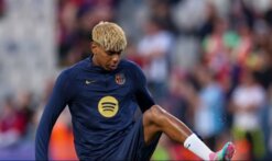 غياب يامال عن تمرين برشلونة يثير الشكوك قبل مواجهة فالنسيا