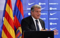 لابورتا يعلن انتهاء أزمة برشلونة واتلتيكو مدريد