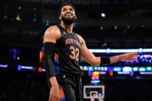 كارل انطوني تاونز افضل مسجلي مباريات NBA فجر اليوم