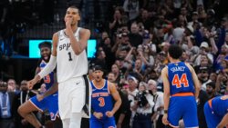 اللحظات الاخيرة والحاسمة من المباراة الثانية في نهائي NBA