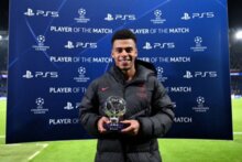 دوي افضل لاعب في مباراة باريس سان جيرمان وبرشلونة