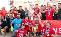الجيش بطلاً للكرة الشاطئية