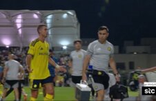 رونالدو خرج ولم يعد بين شوطي مباراة الاتفاق