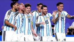 ملخص مجريات مباراة الارجنتين والجزائر